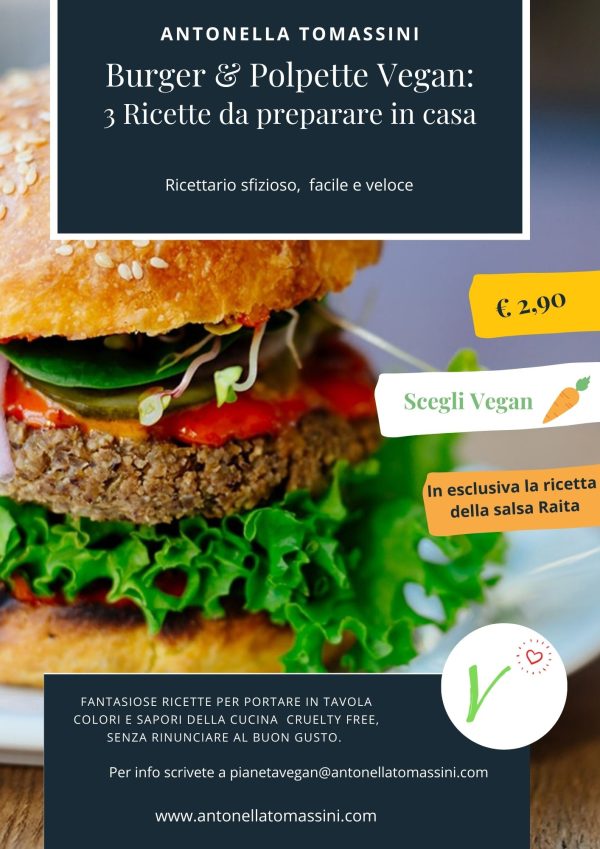 ricettario burger cucina vegana